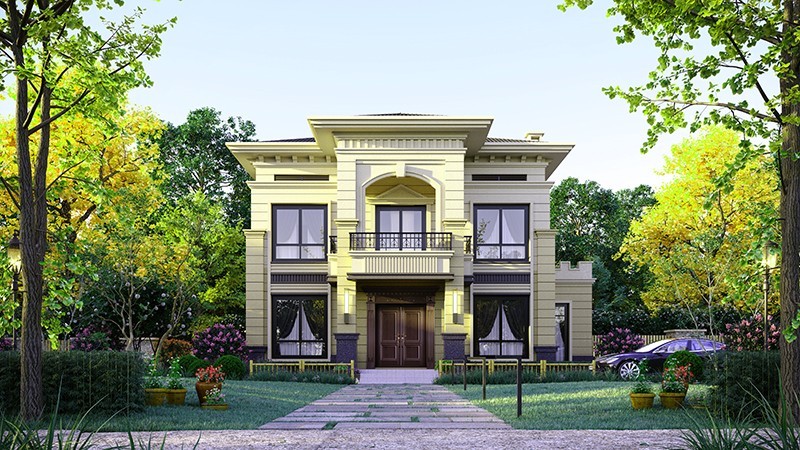 桂林中式合院住宅，开放庭院与邻里乡亲更亲近